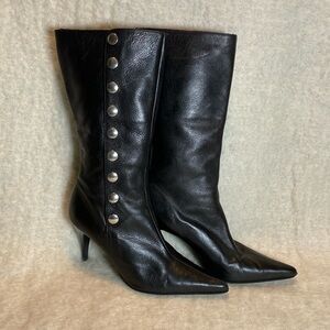 Black Leather Boots